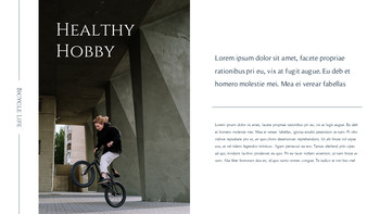 自転車の生活 PPTモデル_13