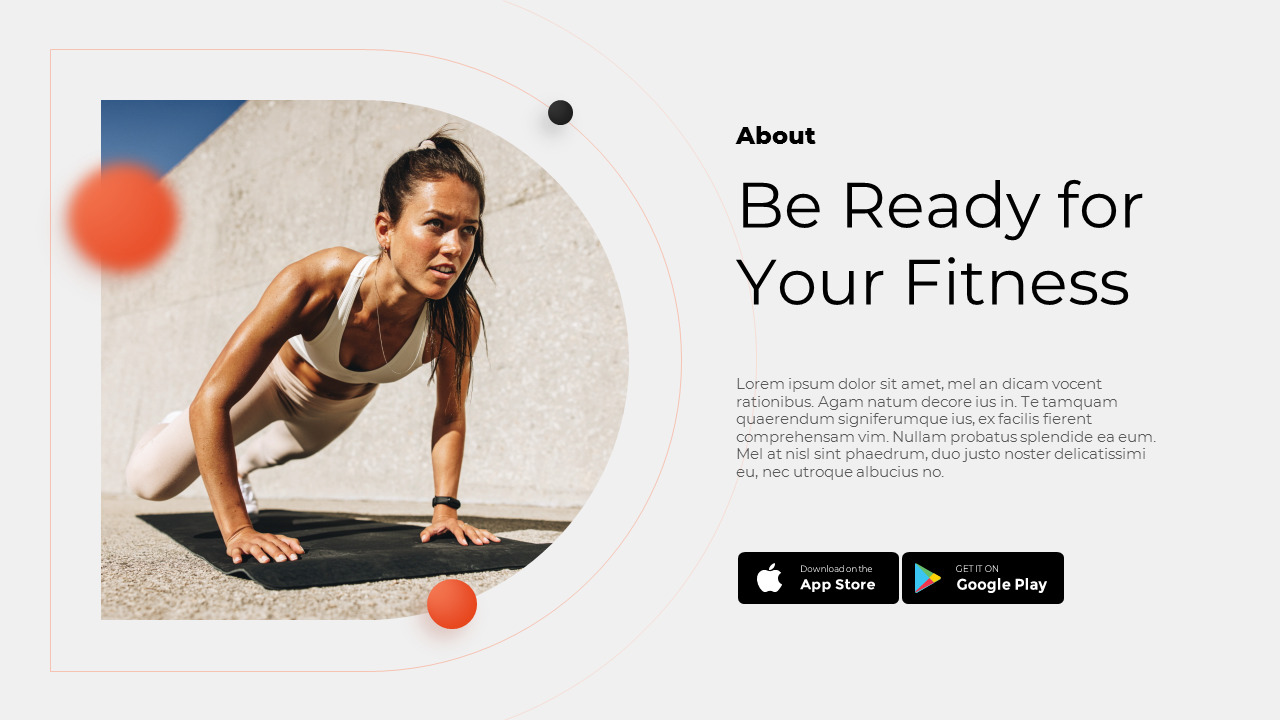 Servizio di app per dispositivi mobili di fitness presentazione powerpoint online_02