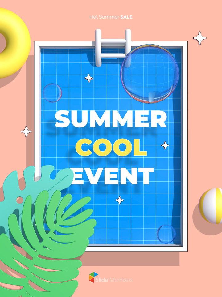Summer Cool Event ppt presentation slides