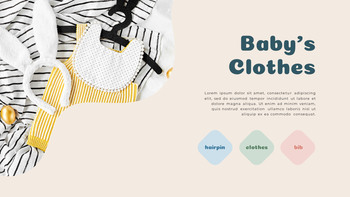 Baby Clothes Easy PPT Template_07