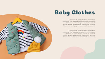 Baby Clothes Easy PPT Template_21