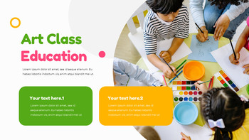 Kindergarten presentation template design_07