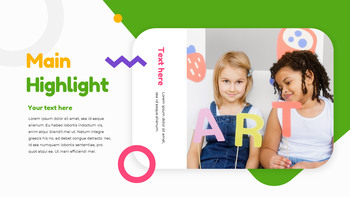 Kindergarten presentation template design_17