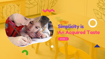 Kindergarten presentation template design_21