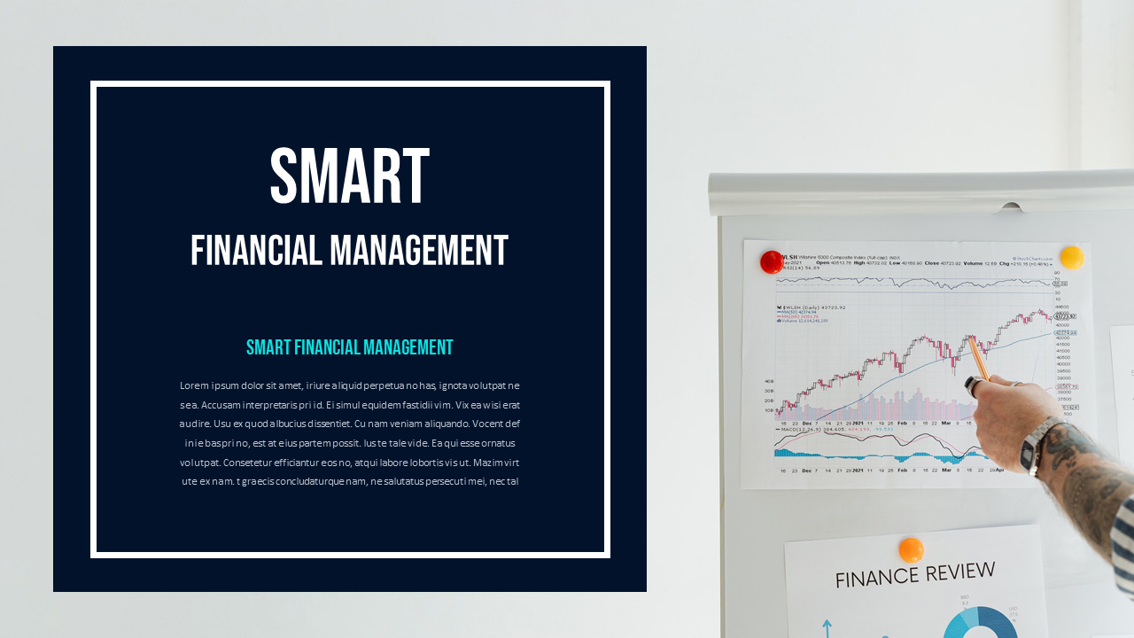 Smart Financial Handouts Smart Financial Management Professional PowerPoint Template
