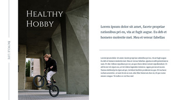 Bicycle Life good google slides template_13