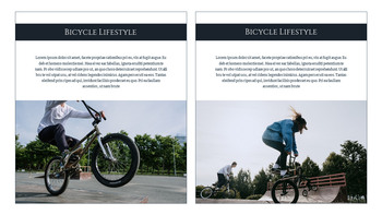 Bicycle Life good google slides template_16