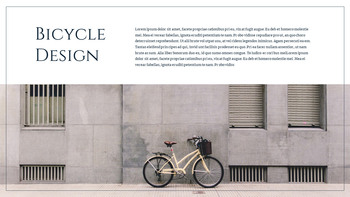 Bicycle Life good google slides template_17