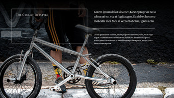 Bicycle Life good google slides template_20