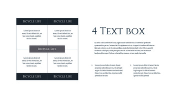 Bicycle Life good google slides template_33