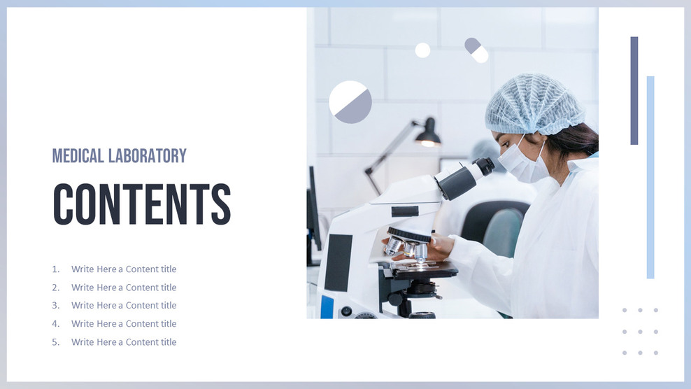 Free presentation templates free Medical LaboratoryPPTSlides