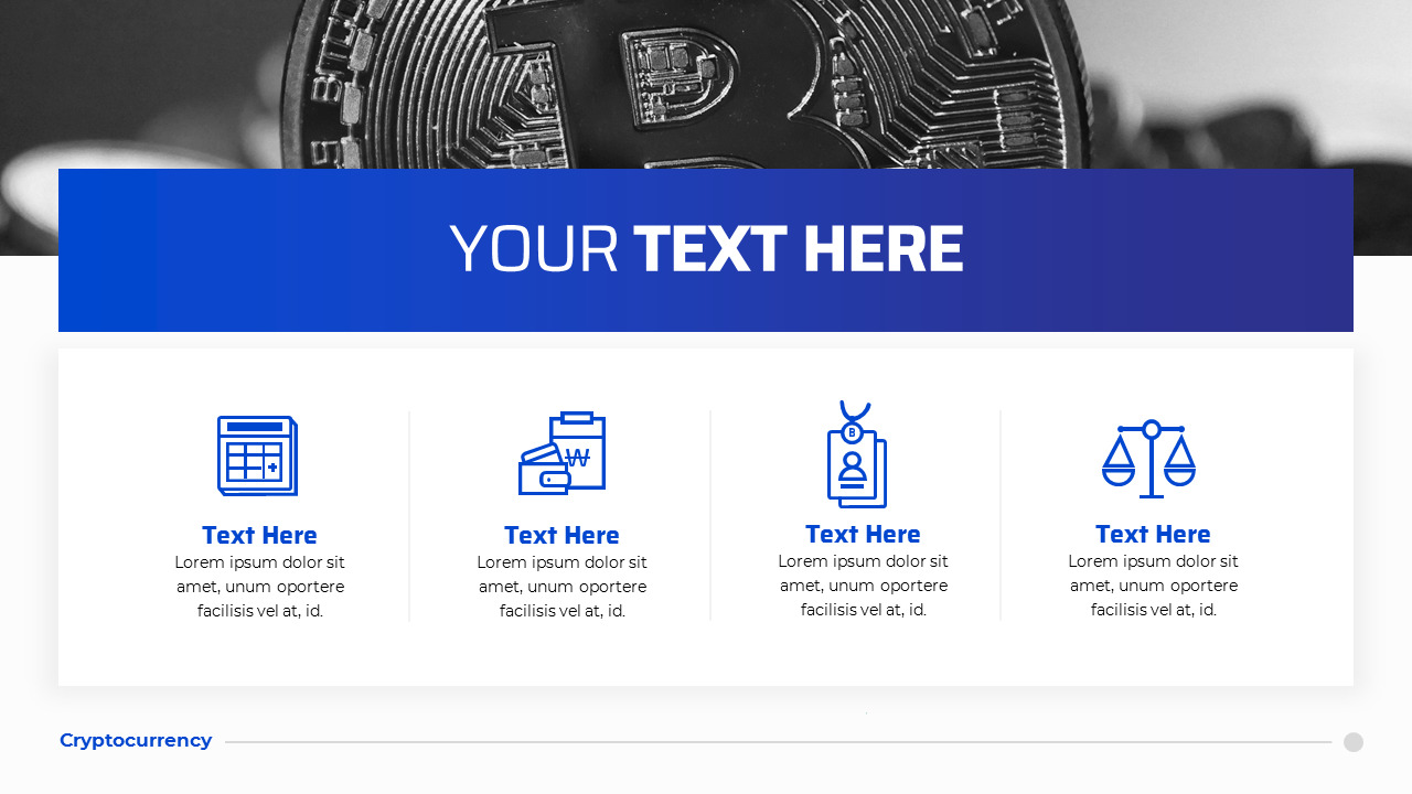 Cryptocurrency template for powerpoint