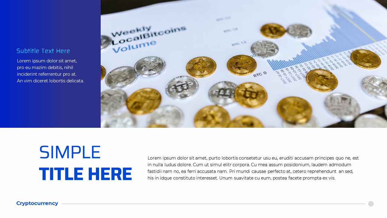 Cryptocurrency template for powerpoint