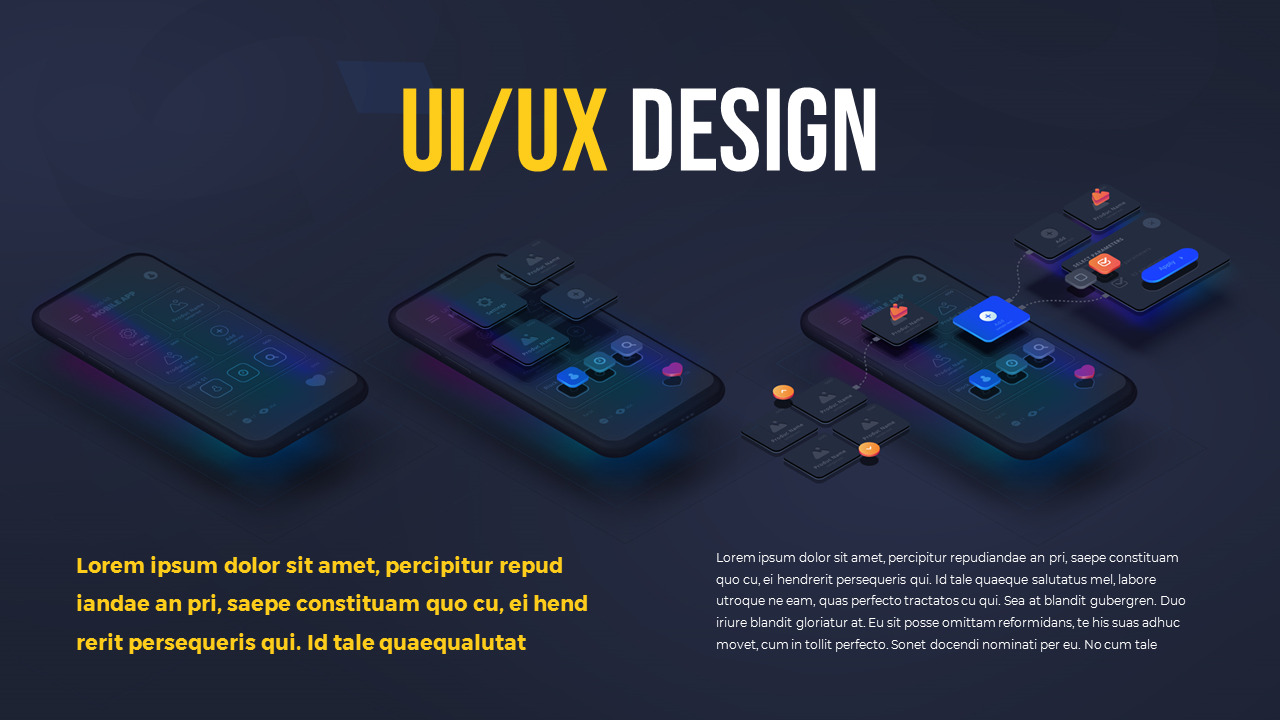 Essentials for UI/UX Design PowerPoint Presentation Design