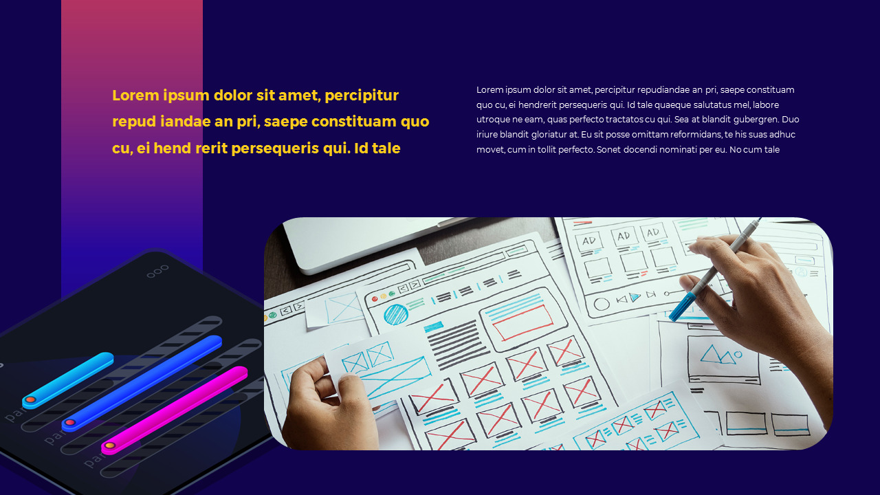 Essentials for UI/UX Design PowerPoint Presentation Design