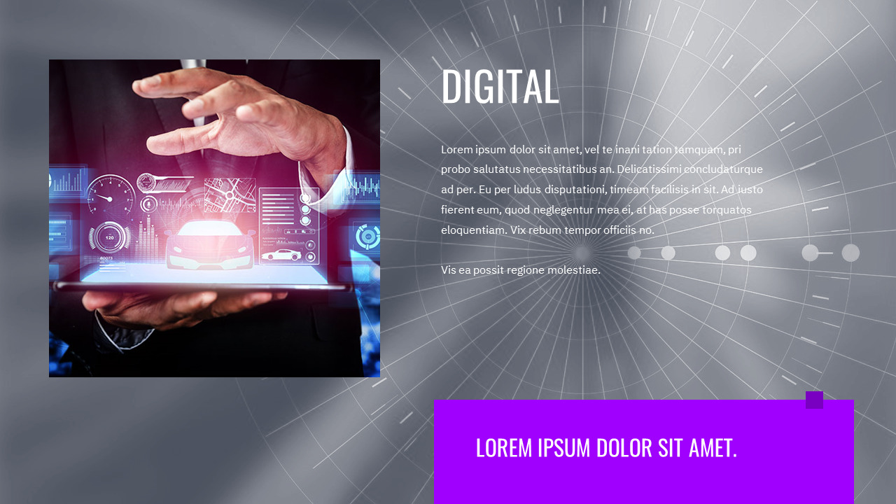 Digital Technology google slides theme