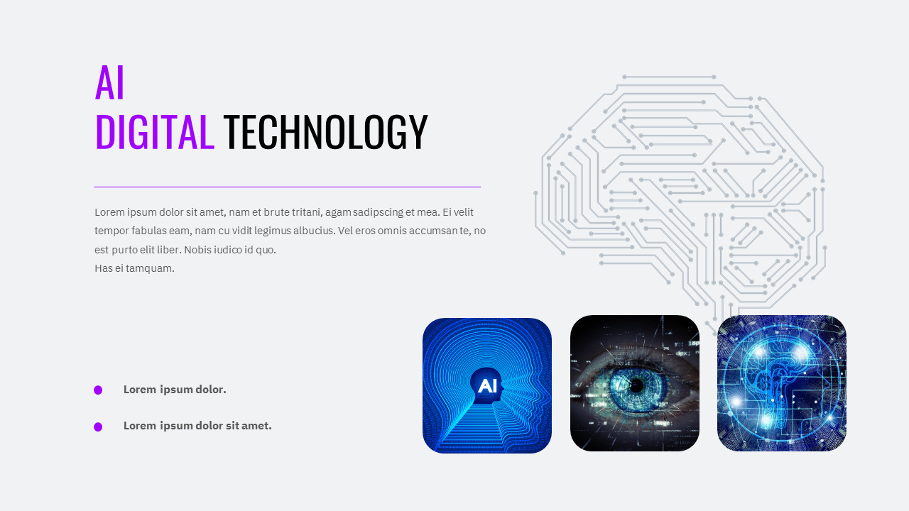 Digital Technology google slides theme