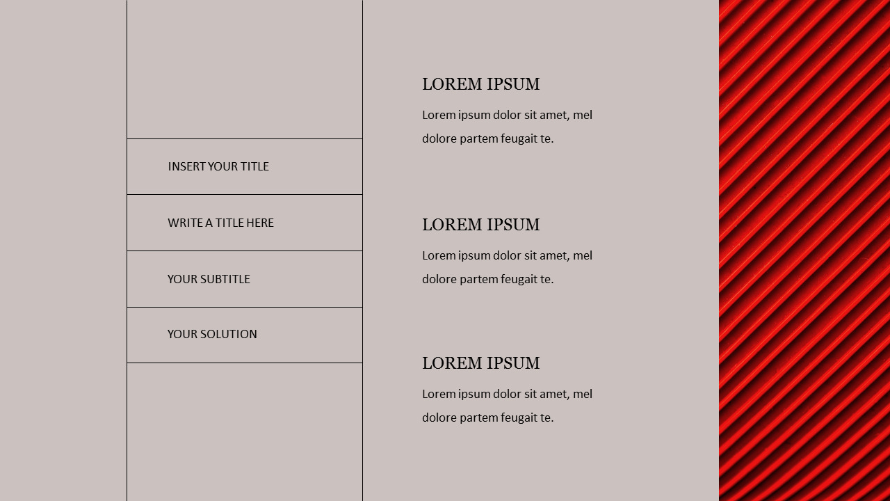 Geometric Simple Slides Design