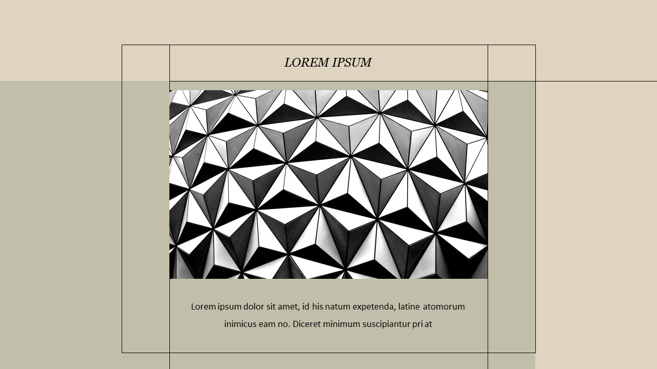Geometric Simple Slides Design