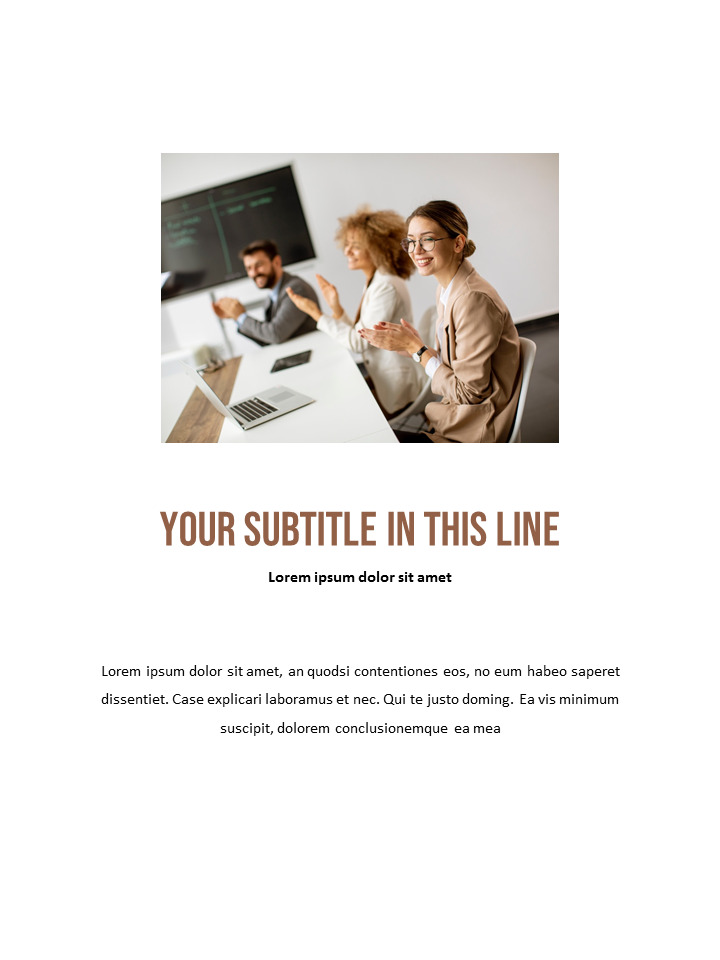 Business Plan portfolio template