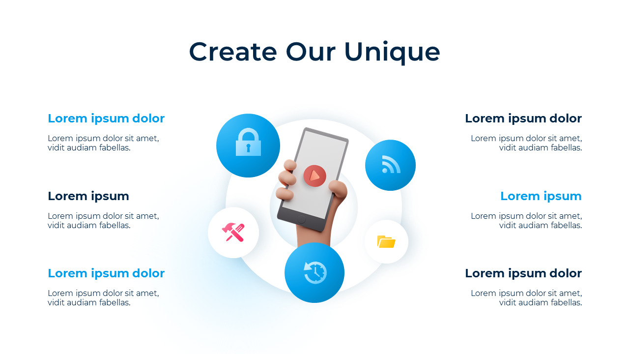 Social Media Marketing Pitch Deck powerpoint animation template