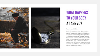 老年 极简主义的PowerPoint模板_14