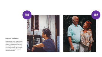 老年 极简主义的PowerPoint模板_15