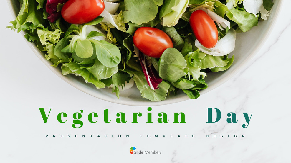 World Vegetarian Day brochure design template_01