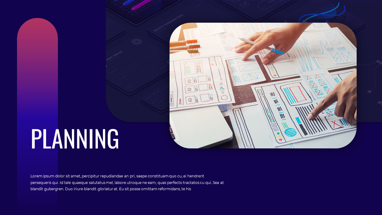 Essentials for UI/UX Design Google Slides Template Diagrams Design