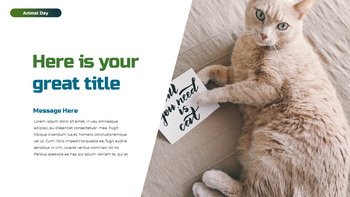 World Animal Day deck templates_17