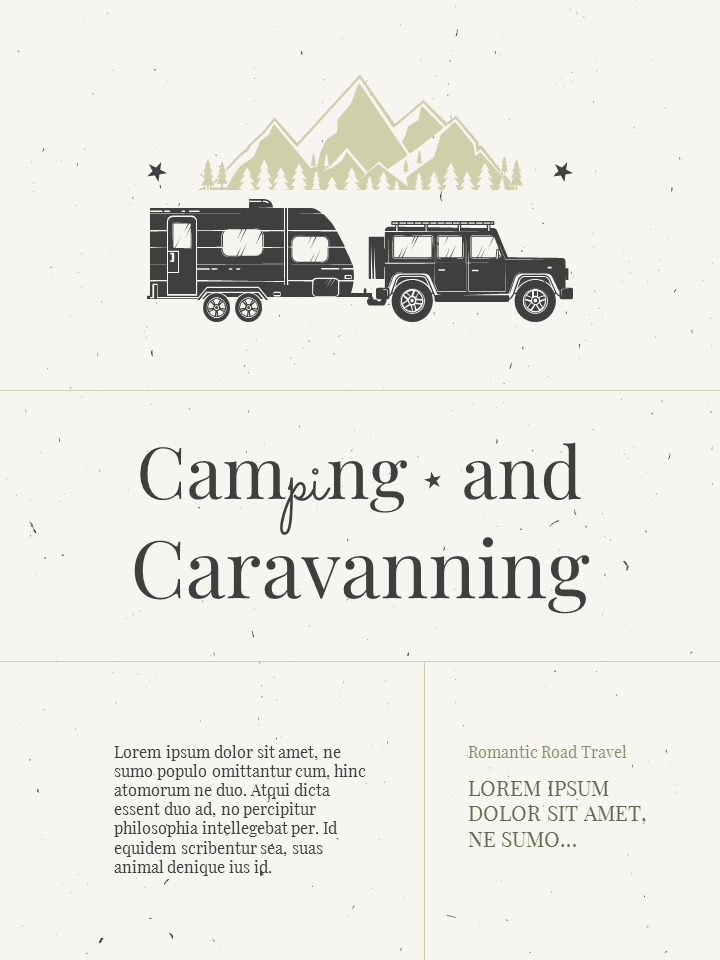 로맨틱 로드 여행 가을 캠핑 슬라이드 프레젠테이션_03