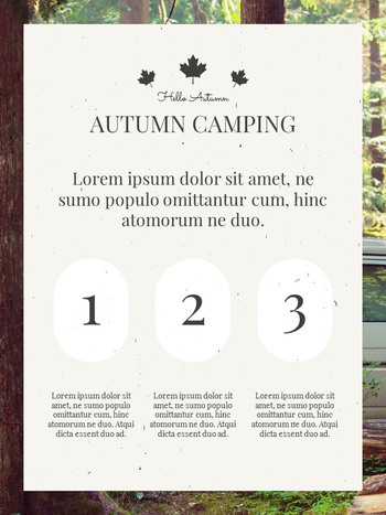 로맨틱 로드 여행 가을 캠핑 슬라이드 프레젠테이션_04