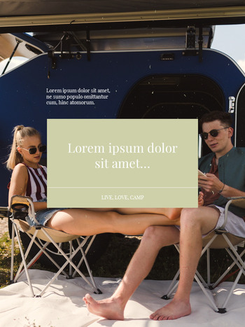 로맨틱 로드 여행 가을 캠핑 슬라이드 프레젠테이션_11