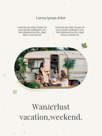 로맨틱 로드 여행 가을 캠핑 슬라이드 프레젠테이션_14