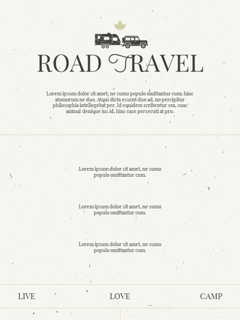 로맨틱 로드 여행 가을 캠핑 슬라이드 프레젠테이션_21