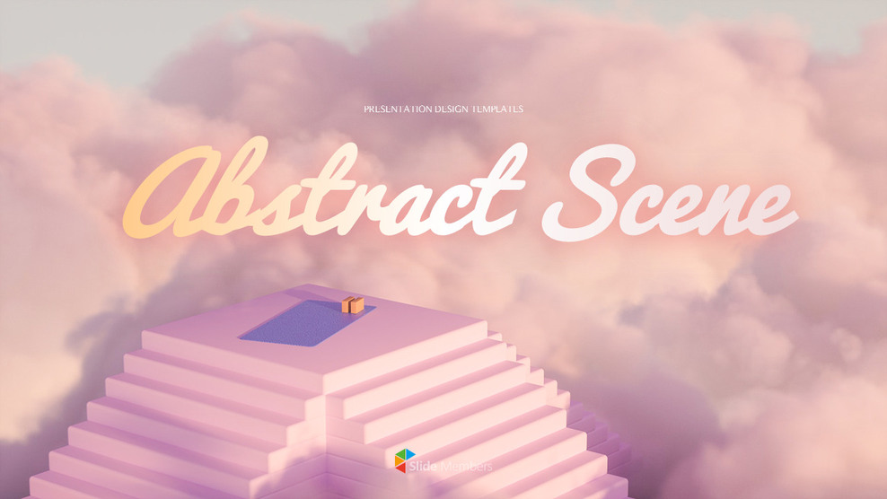 Abstract Scene slide powerpoint
