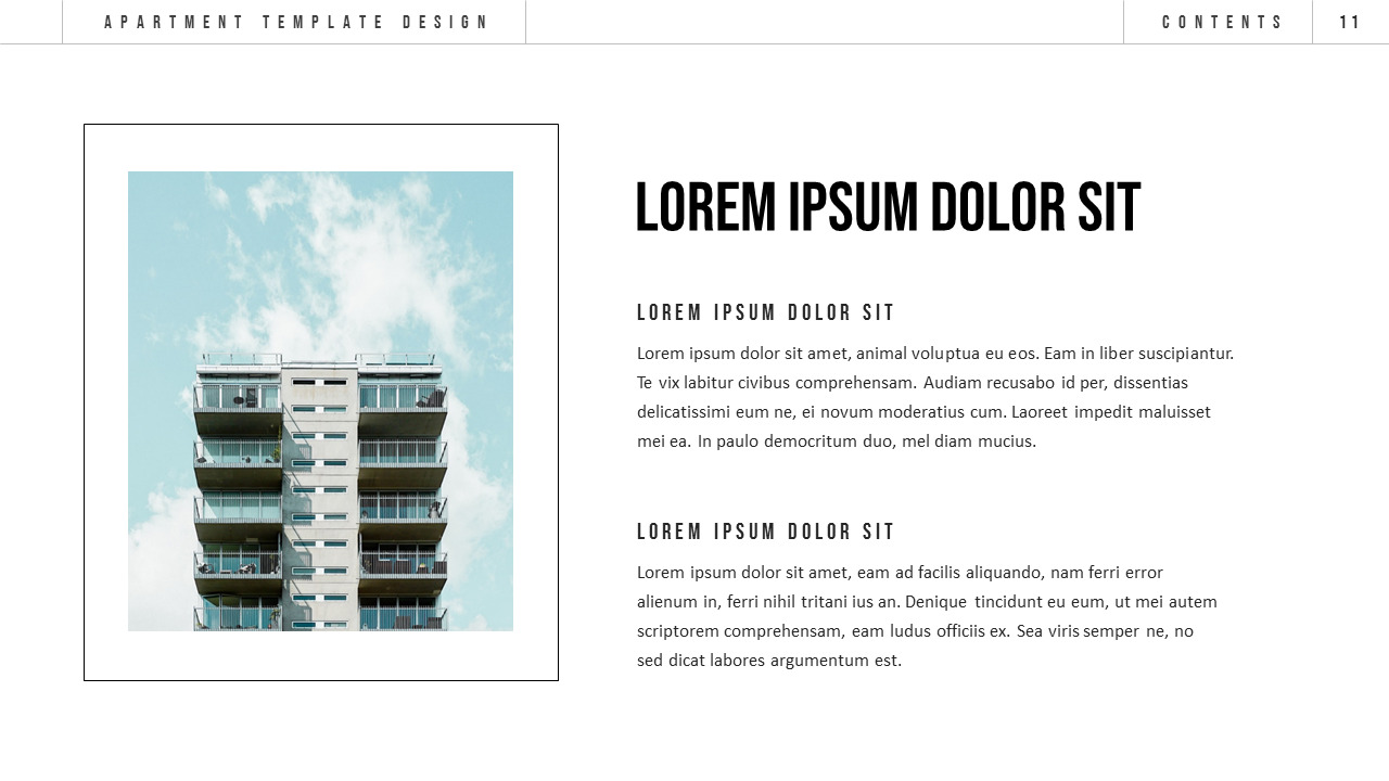 Appartment slide powerpoint