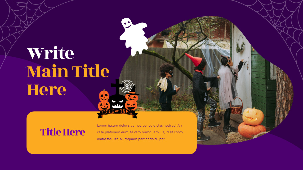Example Halloween Program Halloween Presentation Format