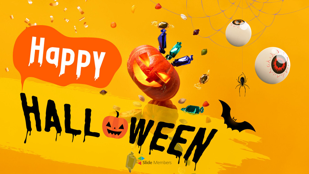 ハッピーハロウィン 会社プロフィールpptテンプレート_01