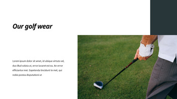 Golf Wear ppt templates powerpoint template_10