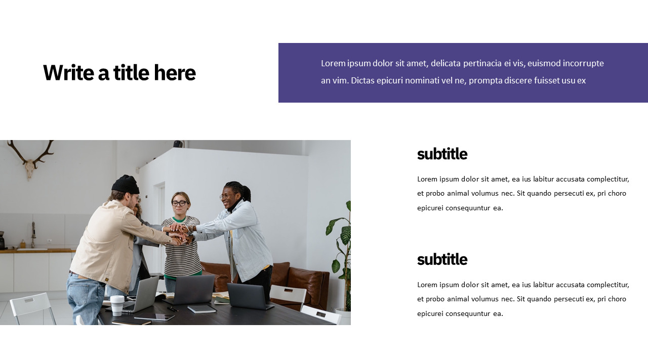 Google slides online free business partnership
