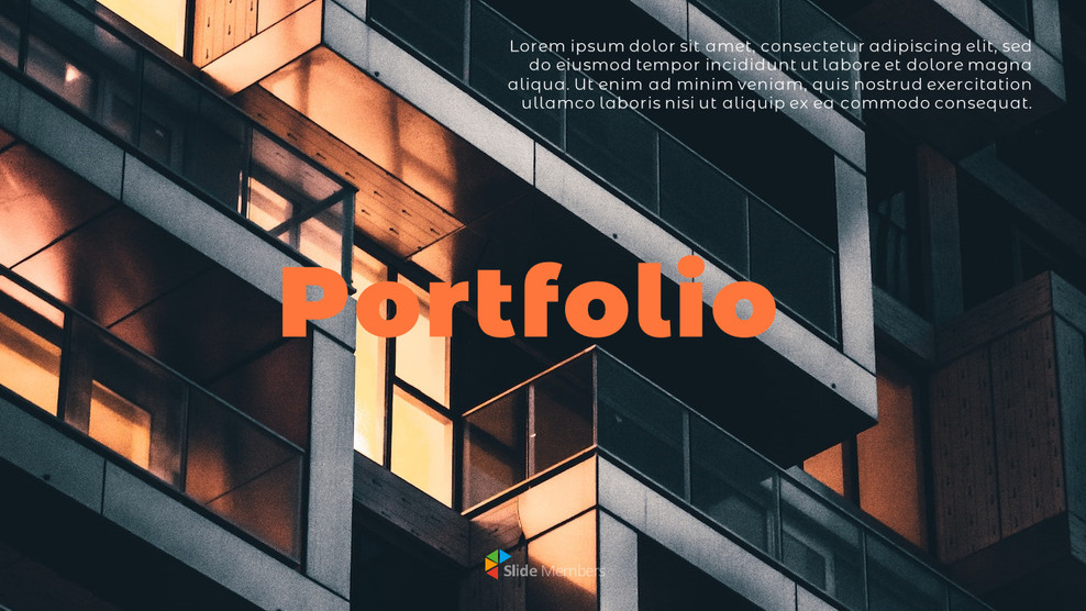 Architecture Portfolio Design idea presentation template_01