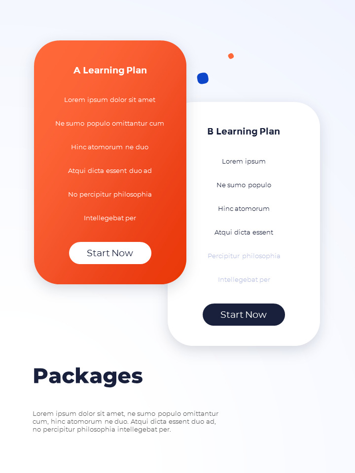 Learning Module Vertical Powerpoint Educate Vertical Interactive PPT