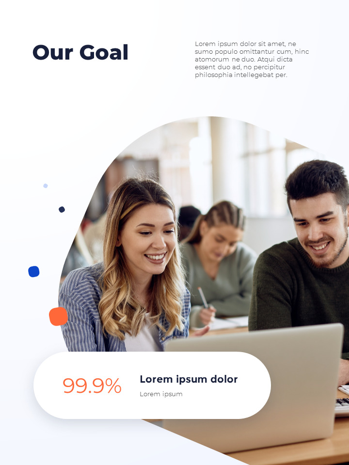 Learning Module Vertical Powerpoint Educate Vertical Interactive PPT