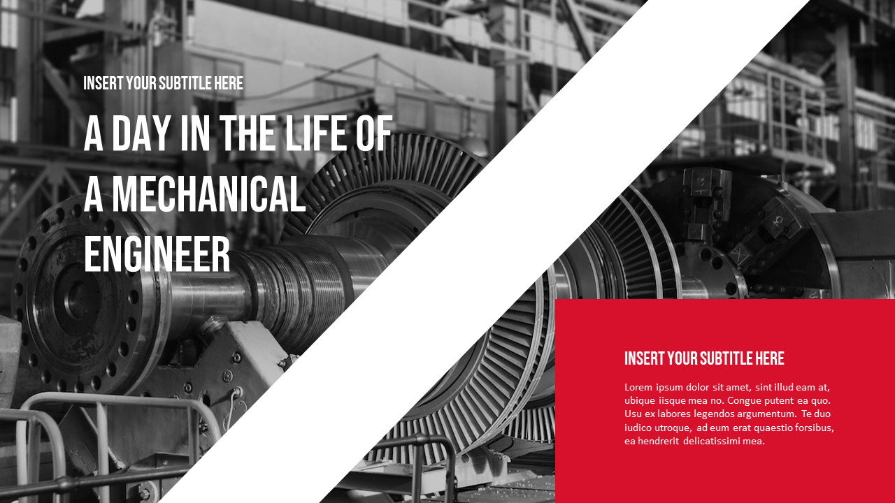 Mechanical Engineering business plan template ppt