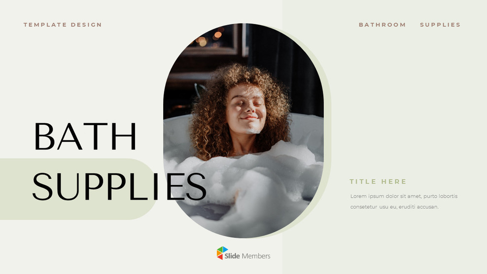 沐浴用品 团队演示模板_01