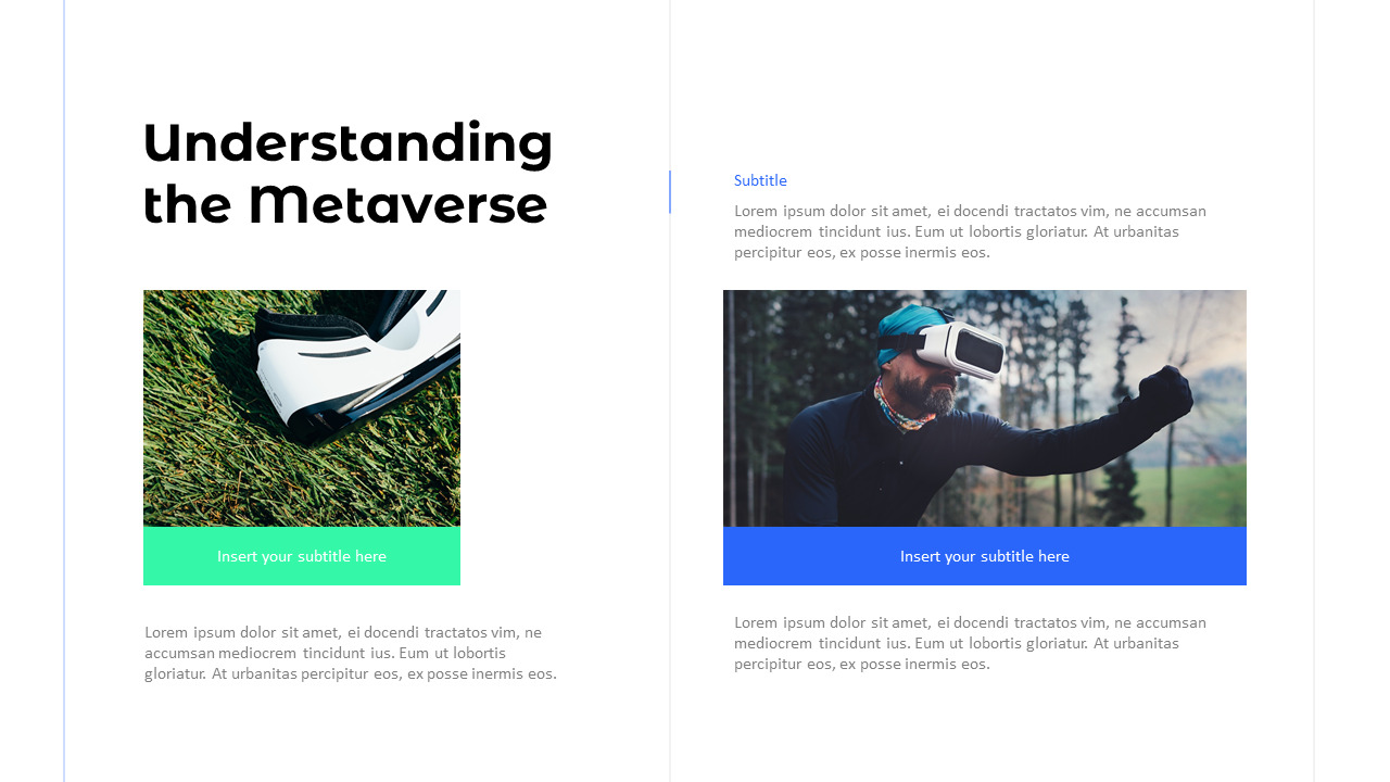 Metaverse presentation template ppt powerpoint