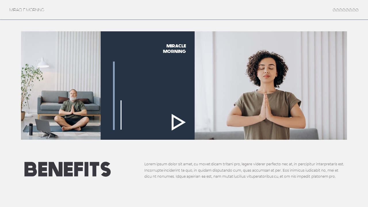 Miracle Morning Presentation Templates|Lifestyle|PPT