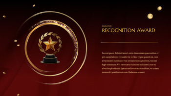 Premio di riconoscimento dei dipendenti modelli di diapositive di diapositive google_04