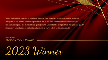 Premio di riconoscimento dei dipendenti modelli di diapositive di diapositive google_08